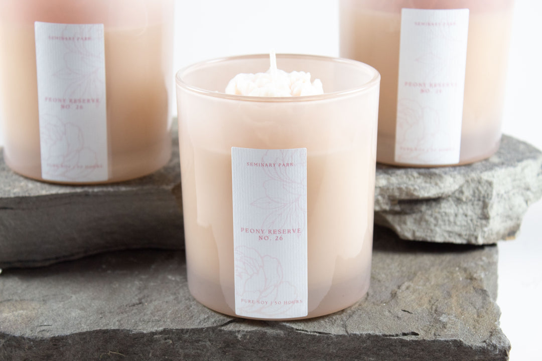 PEONY RESERVE CANDLE - SAND DUNE