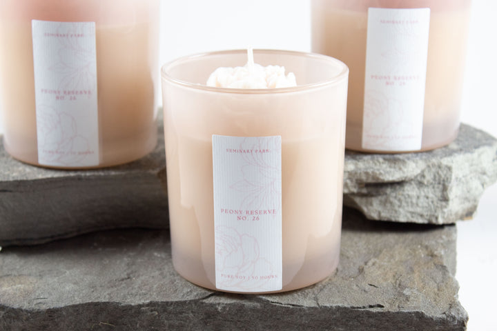 PEONY RESERVE CANDLE - SAND DUNE
