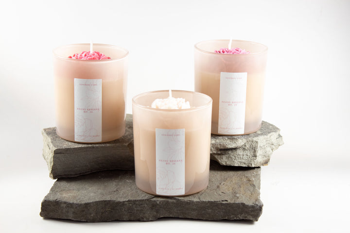 PEONY RESERVE CANDLE - SAND DUNE
