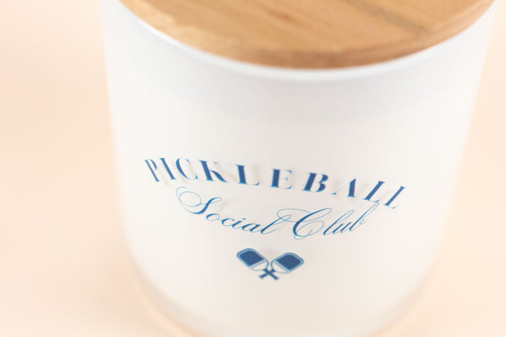 PICKLEBALL SOCIAL CLUB CANDLE-NAVY