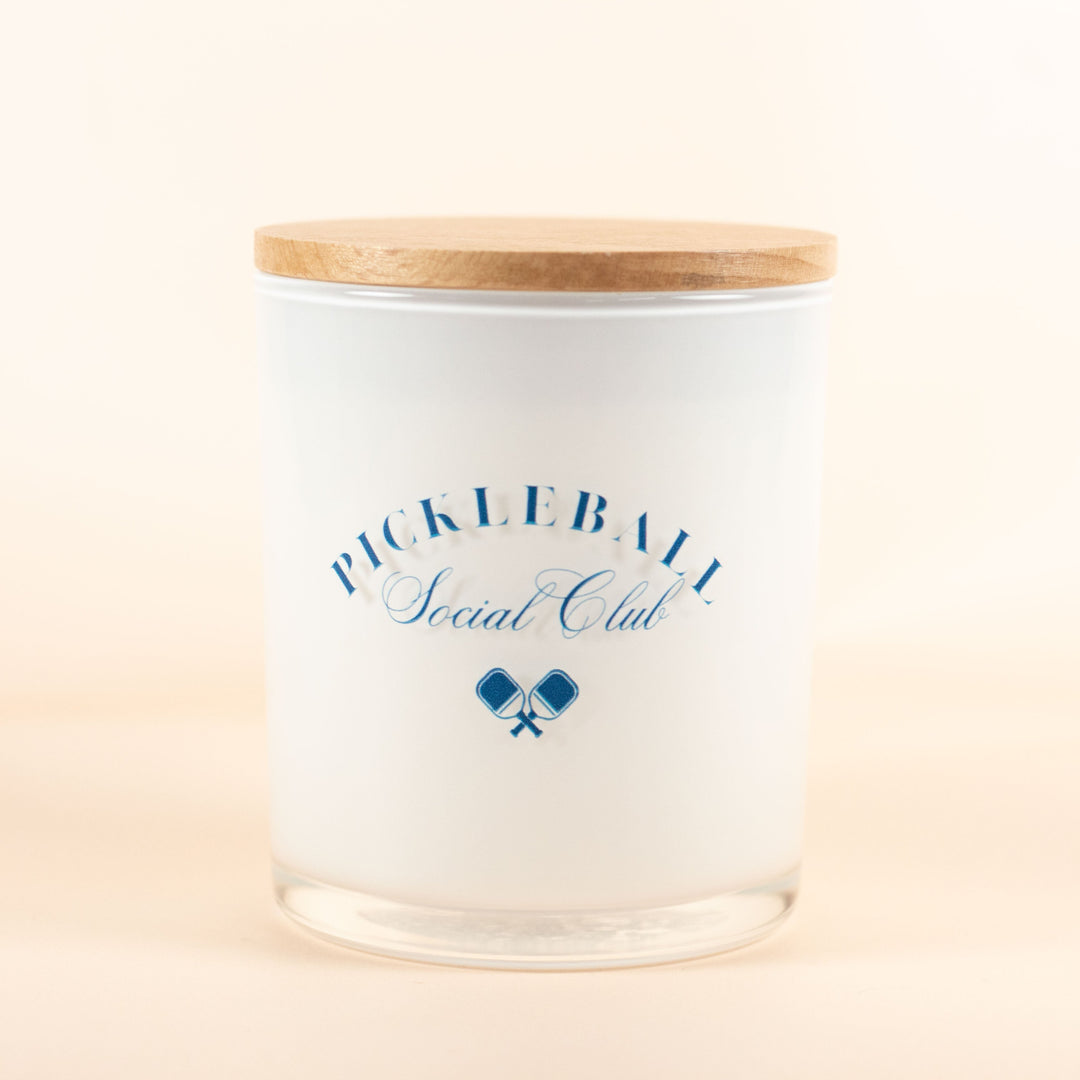 PICKLEBALL SOCIAL CLUB CANDLE-NAVY