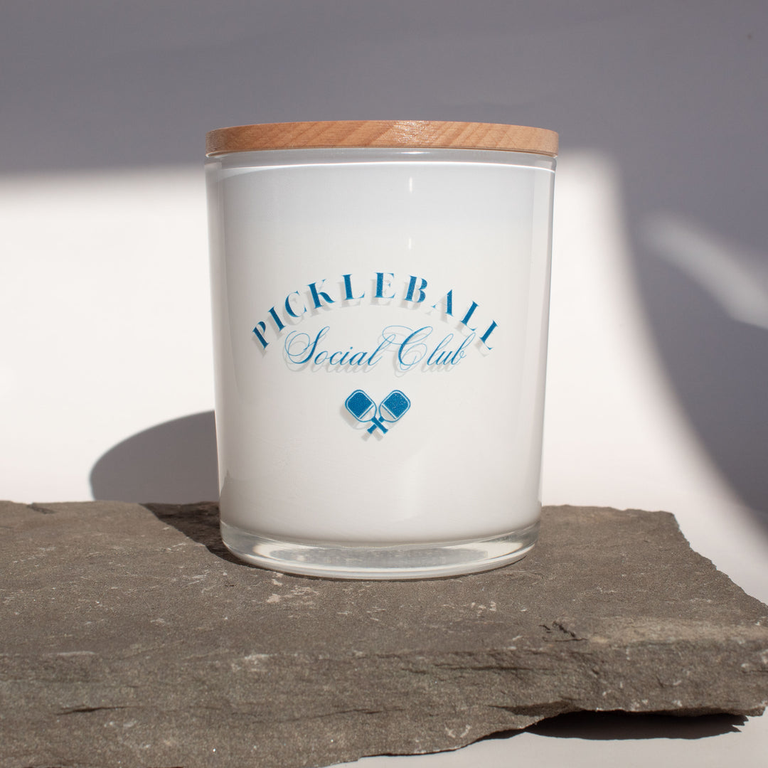 PICKLEBALL SOCIAL CLUB CANDLE-NAVY