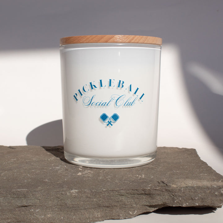 PICKLEBALL SOCIAL CLUB CANDLE-NAVY