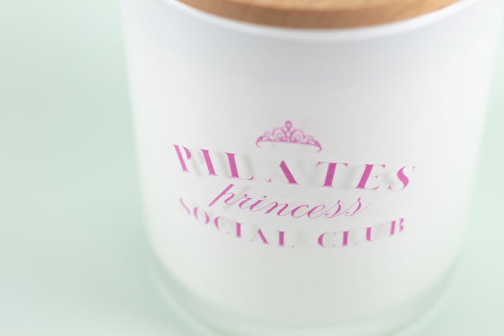 PILATES PRINCESS SOCIAL CLUB CANDLE-PINK