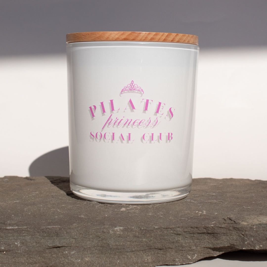 PILATES PRINCESS SOCIAL CLUB CANDLE-PINK