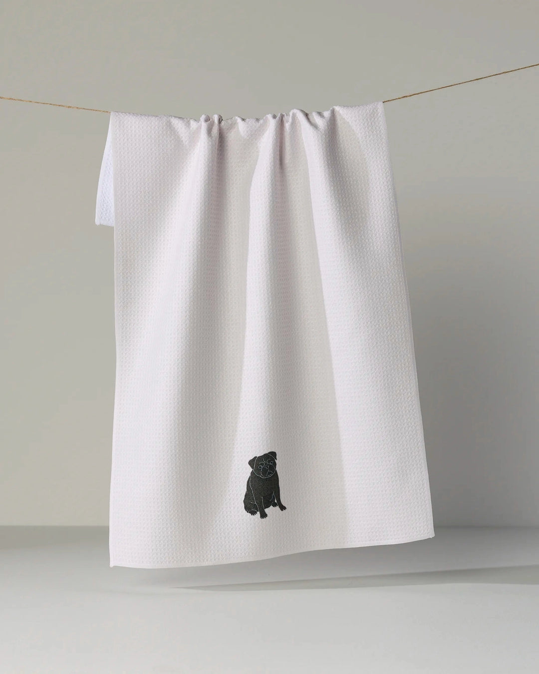PUG POSE TEA TOWEL