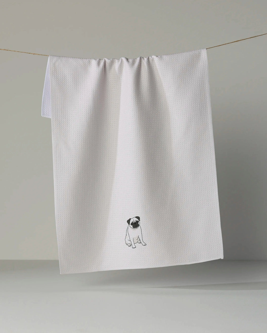 PUG POSE TEA TOWEL