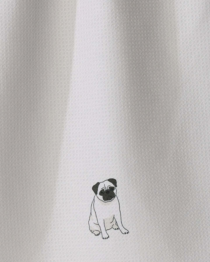 PUG POSE TEA TOWEL