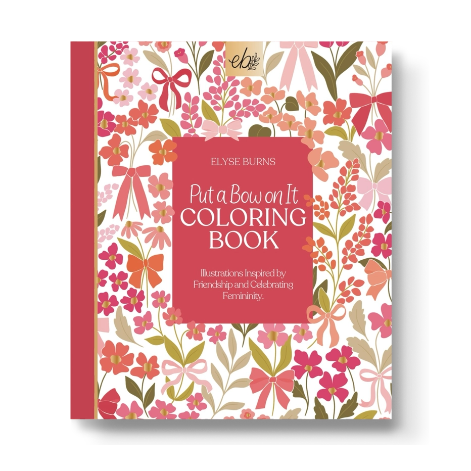 PUT A BOW ON IT COLORING BOOK