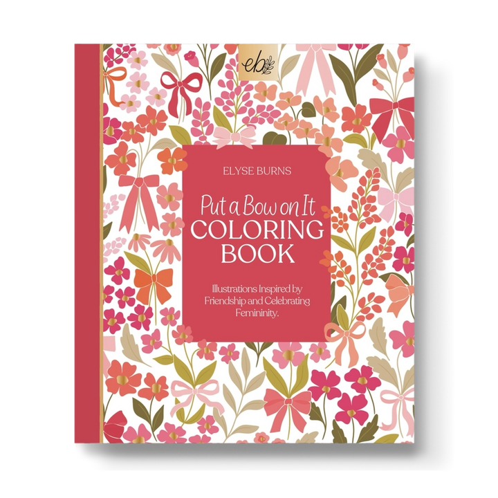 PUT A BOW ON IT COLORING BOOK
