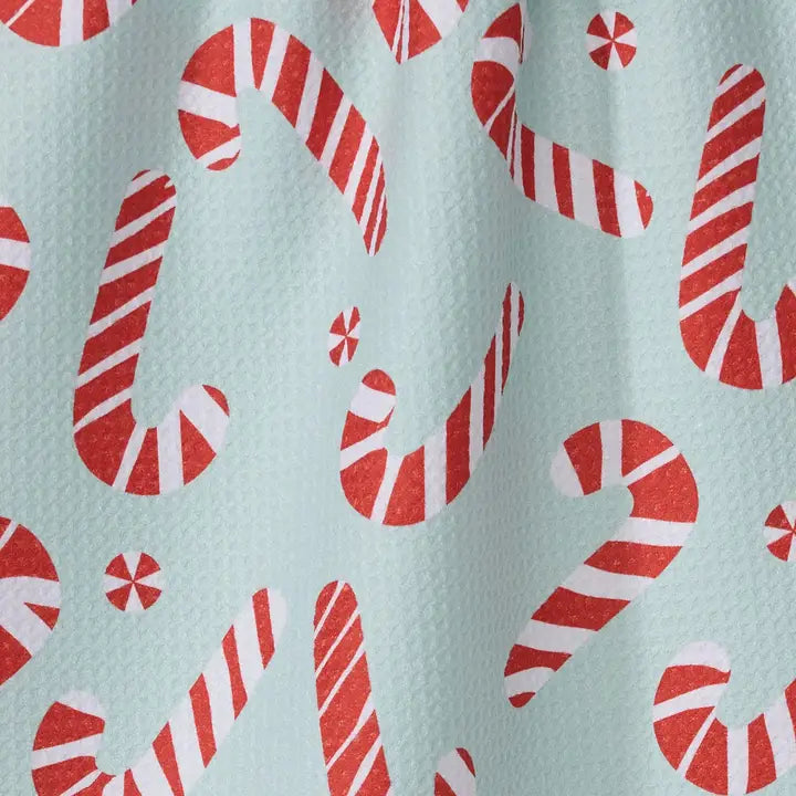 PEPPERMINT TWIST TEA TOWEL