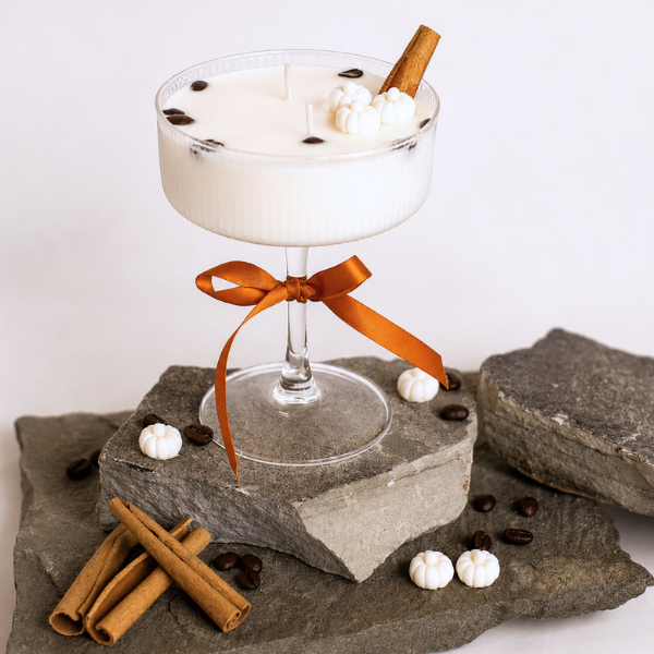 PUMPKIN SPICE LATTE MARTINI CANDLE