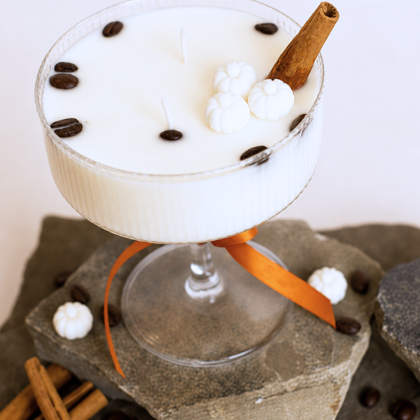 PUMPKIN SPICE LATTE MARTINI CANDLE