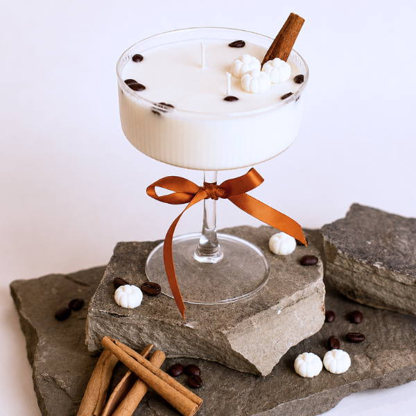 PUMPKIN SPICE LATTE MARTINI CANDLE