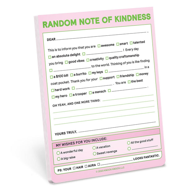 RANDOM NOTE OF KINDNESS