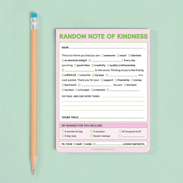 RANDOM NOTE OF KINDNESS