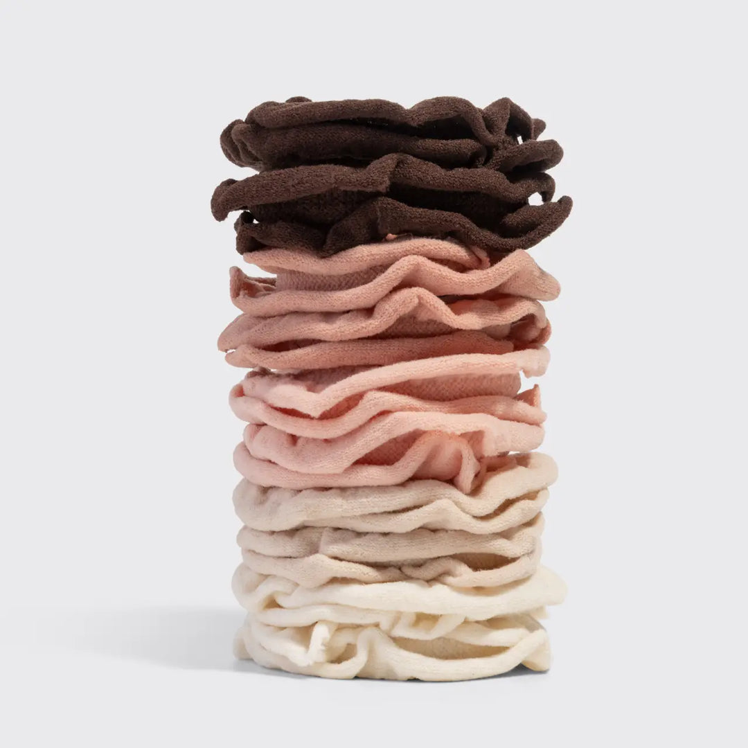 PETAL HAIR ELASTICS-10 PC