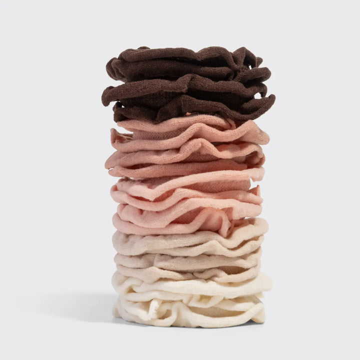 PETAL HAIR ELASTICS-10 PC