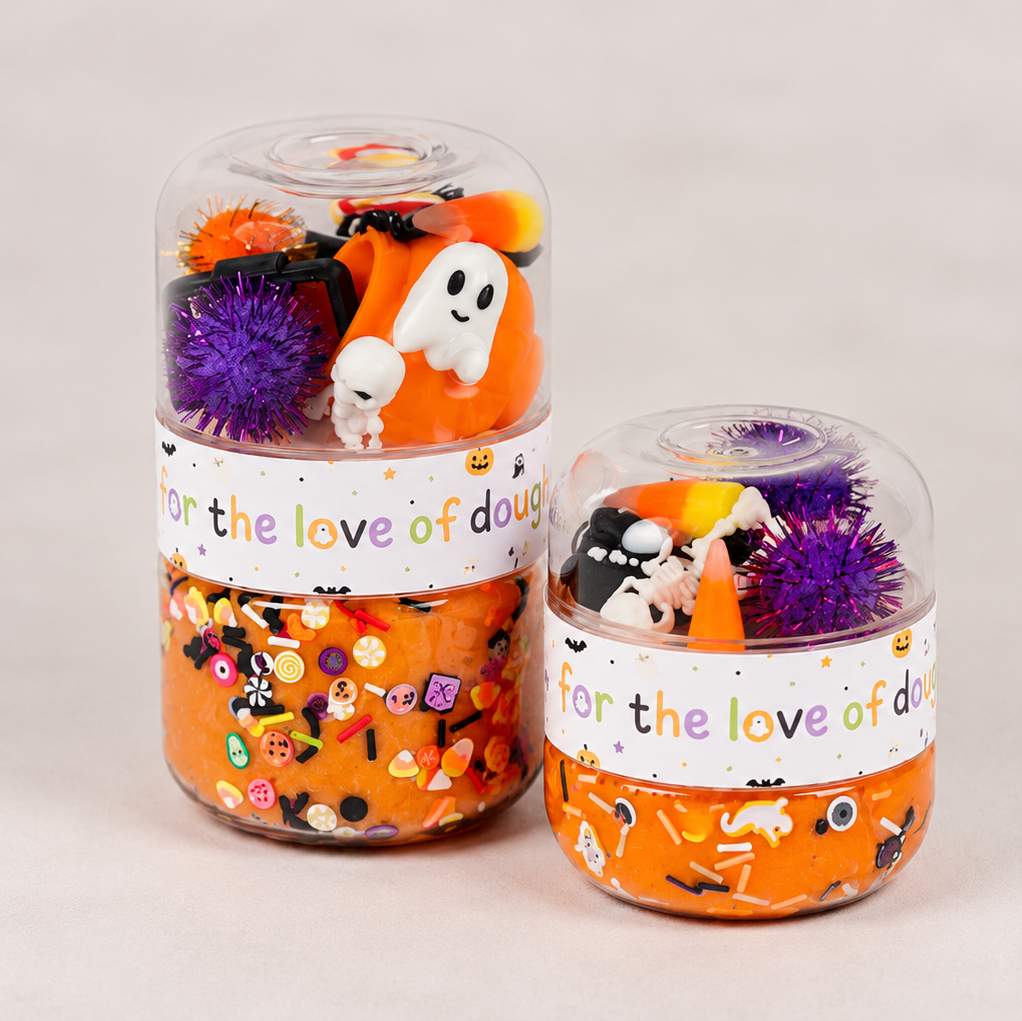 SENSORY DOUGH MINI JAR - HALLOWEEN