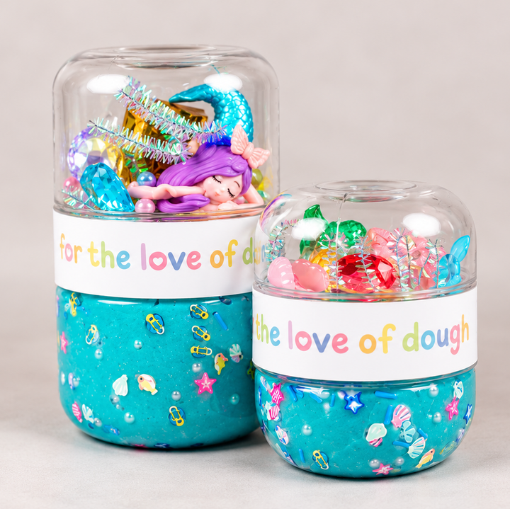 SENSORY DOUGH MINI JAR - MERMAID