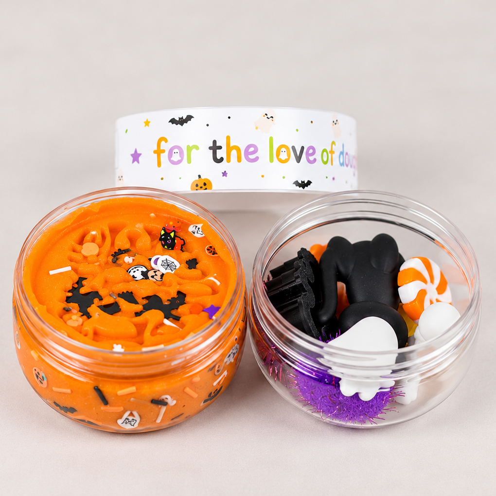 SENSORY DOUGH MINI JAR - HALLOWEEN