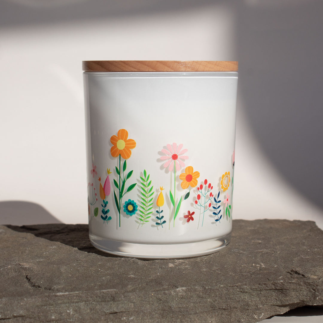 SPRING FLOWERS CANDLE