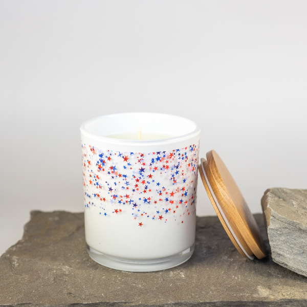 STAR CONFETTI WRAP CANDLE
