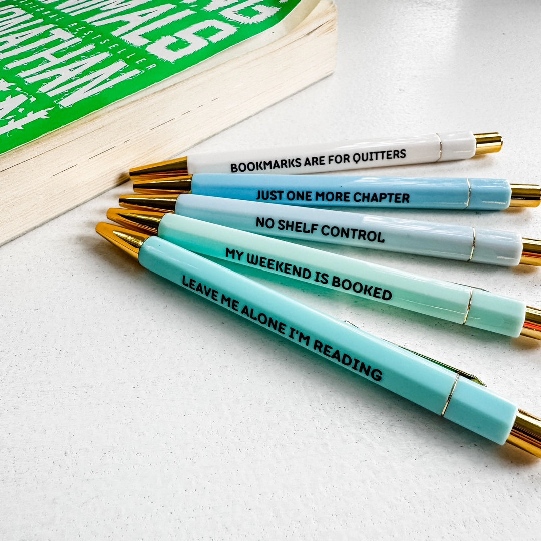 SHH, IM READING PEN SET