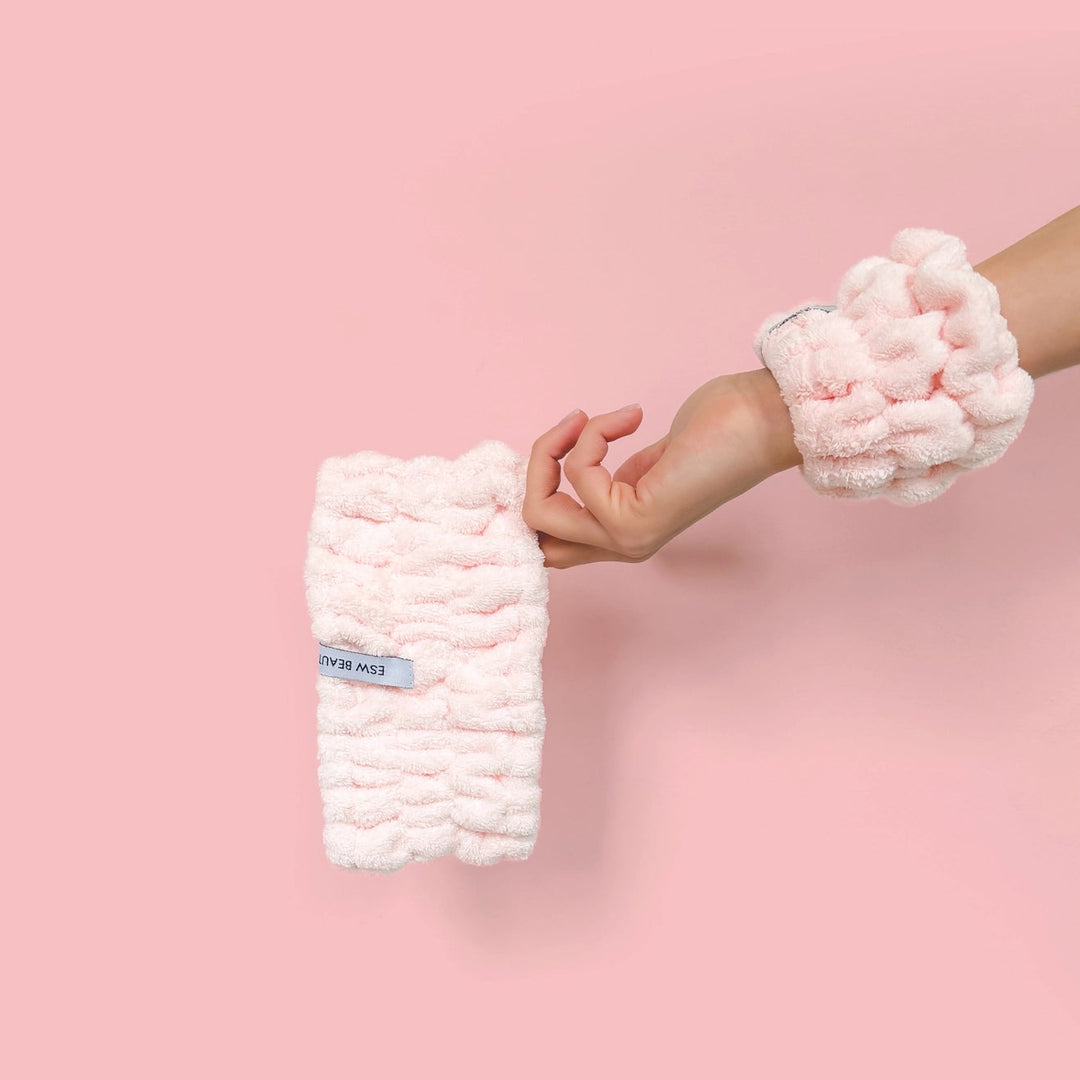SKINCARE HEADBAND & WRISTBANDS
