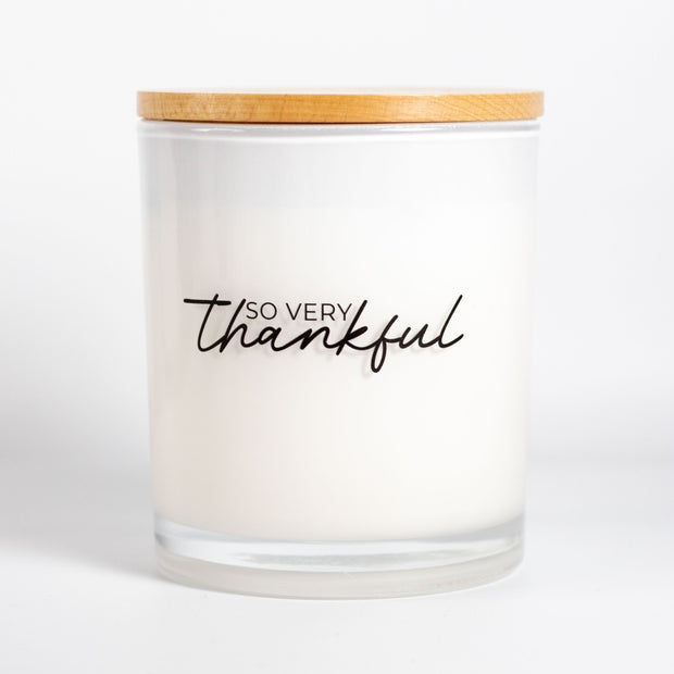 So very thankful candle