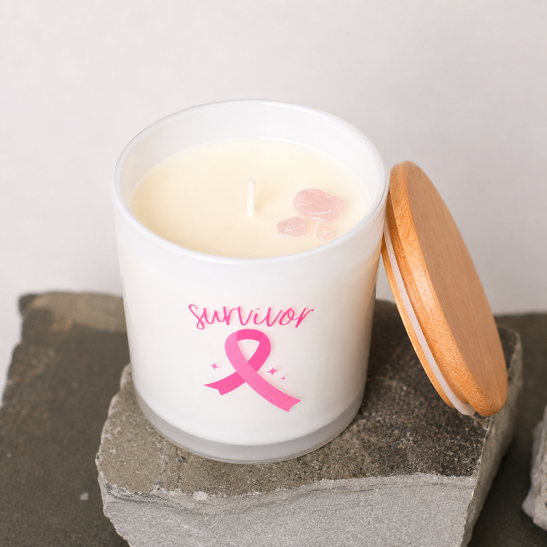 SURVIVOR- BREAST CANCER CANDLE