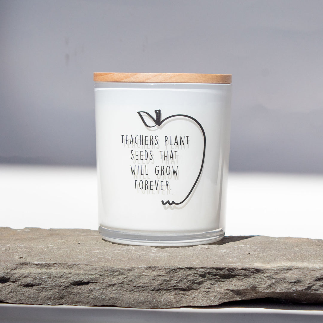 TEACHERS PLANT SEEDS CANDLE
