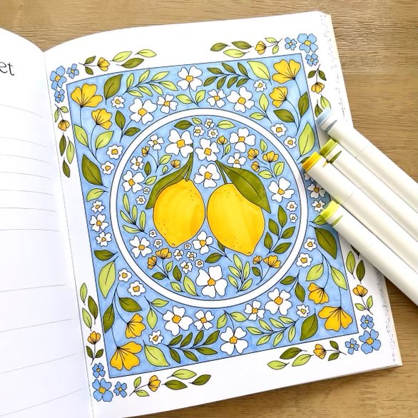 THE GOOD LIFE COLORING BOOK