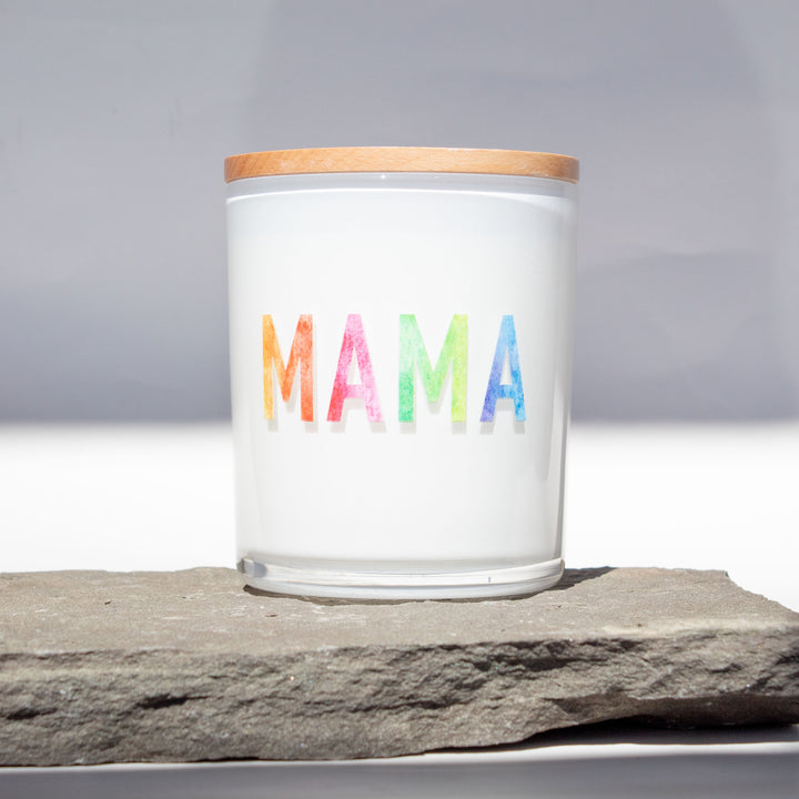 TIE DYE MAMA CANDLE