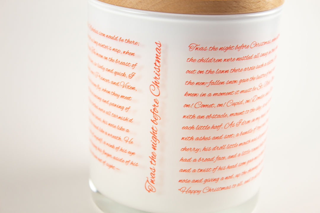 'TWAS THE NIGHT BEFORE CHRISTMAS WRAP CANDLE