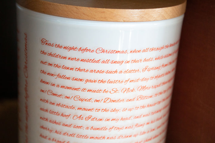 'TWAS THE NIGHT BEFORE CHRISTMAS WRAP CANDLE