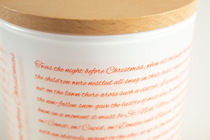 'TWAS THE NIGHT BEFORE CHRISTMAS WRAP CANDLE