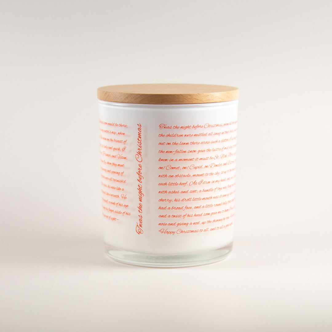 'TWAS THE NIGHT BEFORE CHRISTMAS WRAP CANDLE