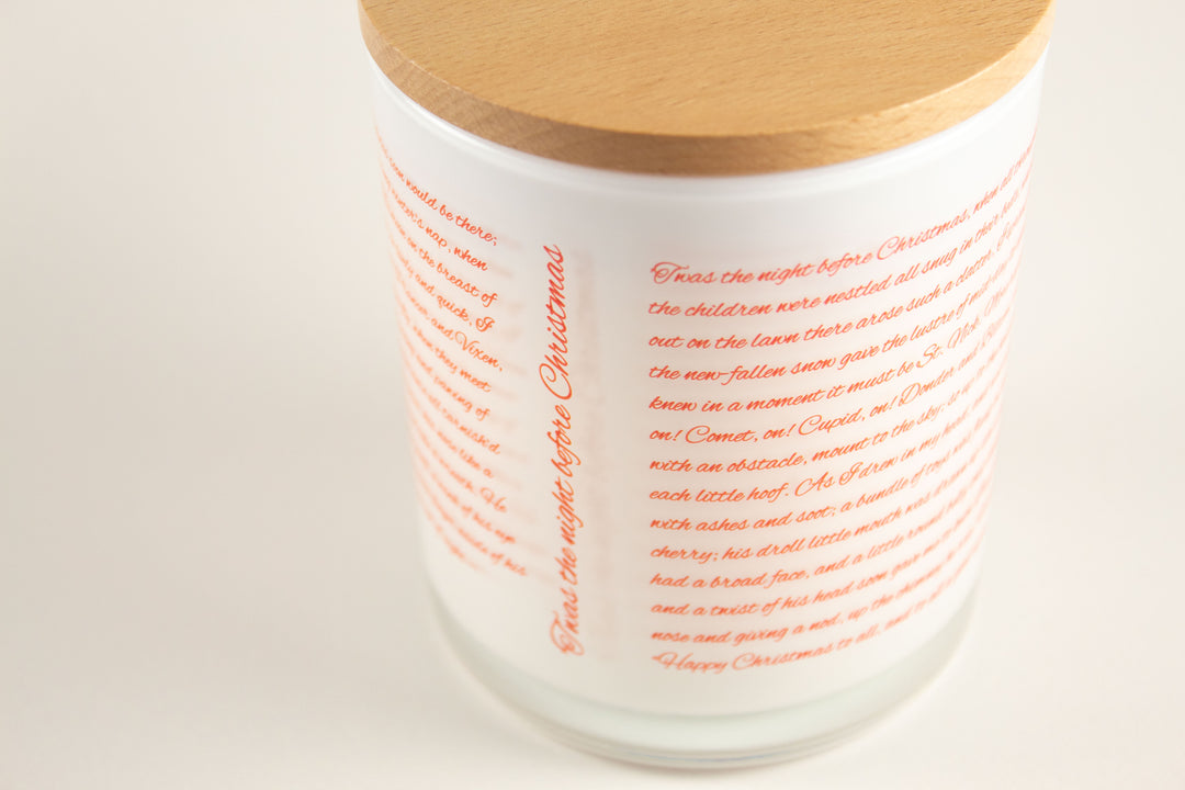 'TWAS THE NIGHT BEFORE CHRISTMAS WRAP CANDLE