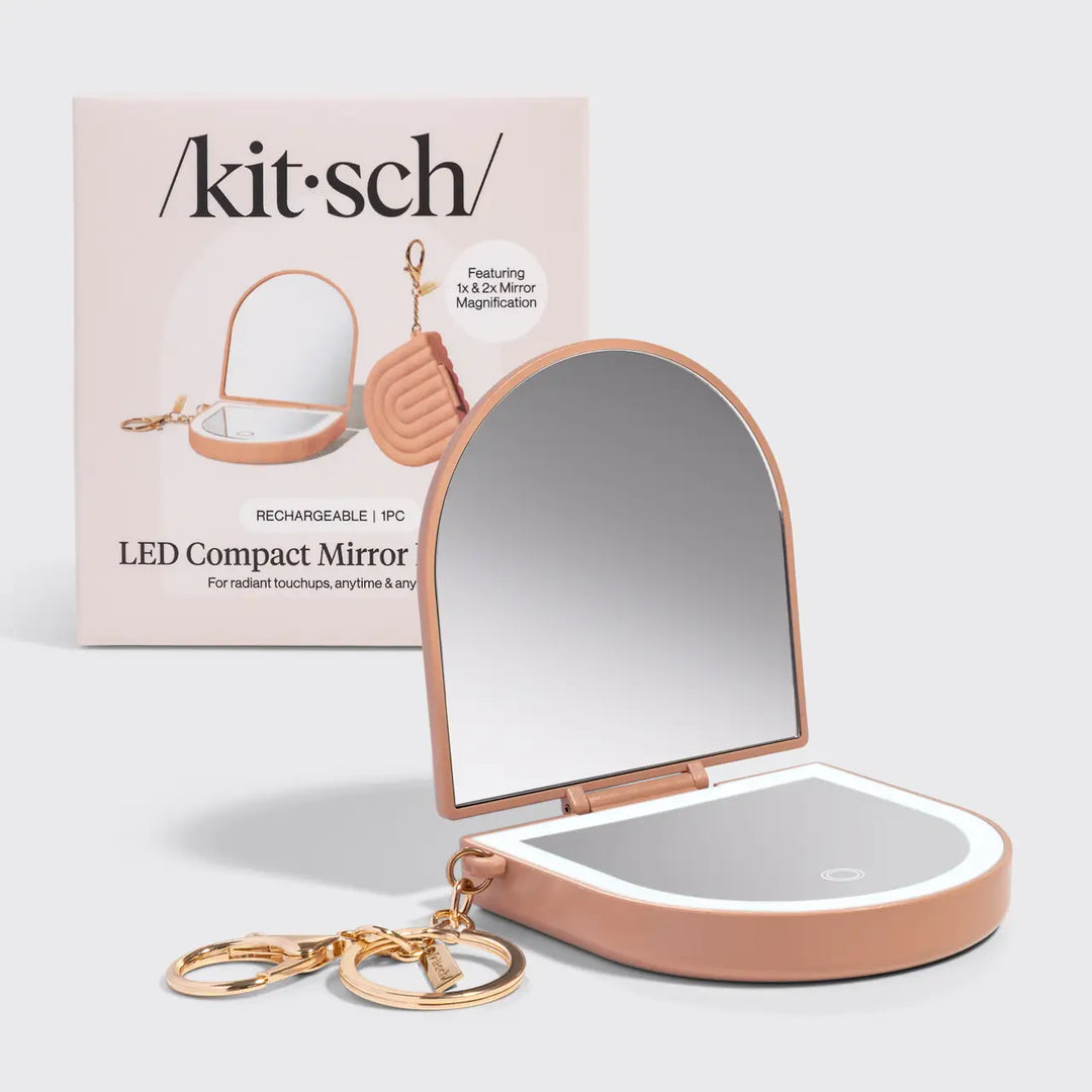 COMPACT MIRROR KEYCHAIN