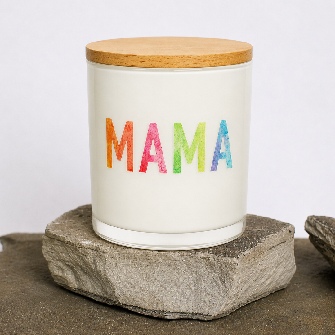 TIE DYE MAMA CANDLE