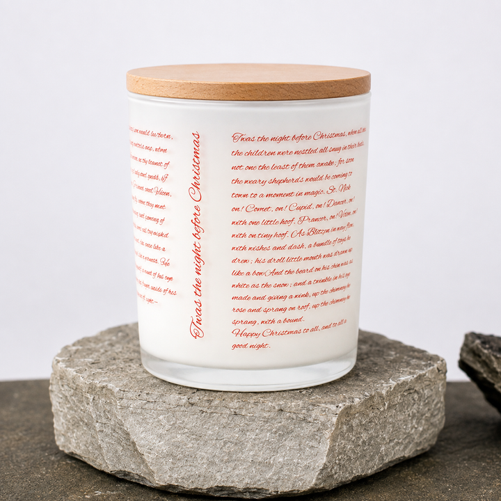 'TWAS THE NIGHT BEFORE CHRISTMAS WRAP CANDLE