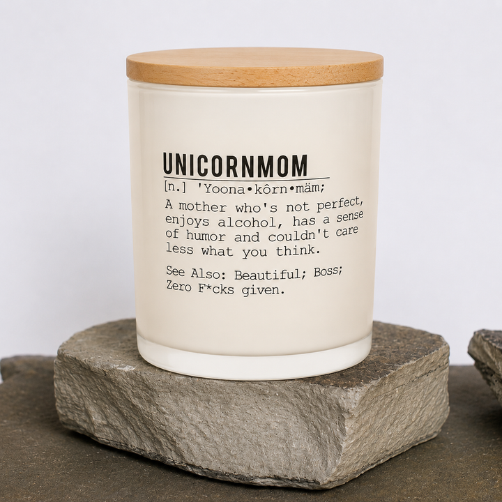 UNICORNMOM DEFINTION CANDLE