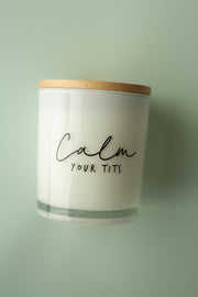 CALM PRINTED CANDLE
