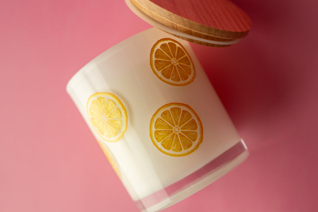 LEMON SLICE WRAP CANDLE
