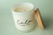 CALM PRINTED CANDLE