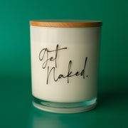 get naked soy candle