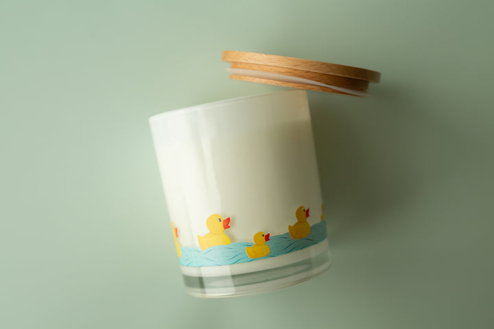 RUBBER DUCK WRAP PRINTED CANDLE