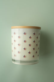 STAR FLAG WRAP CANDLE