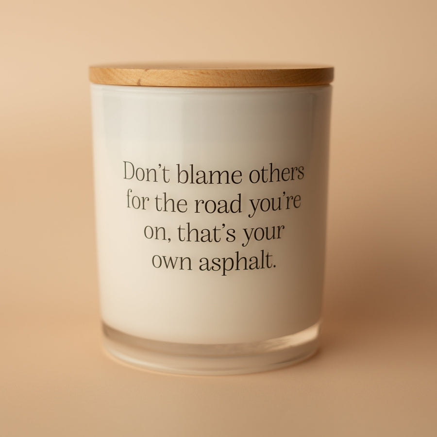 OWN ASPHALT CANDLE